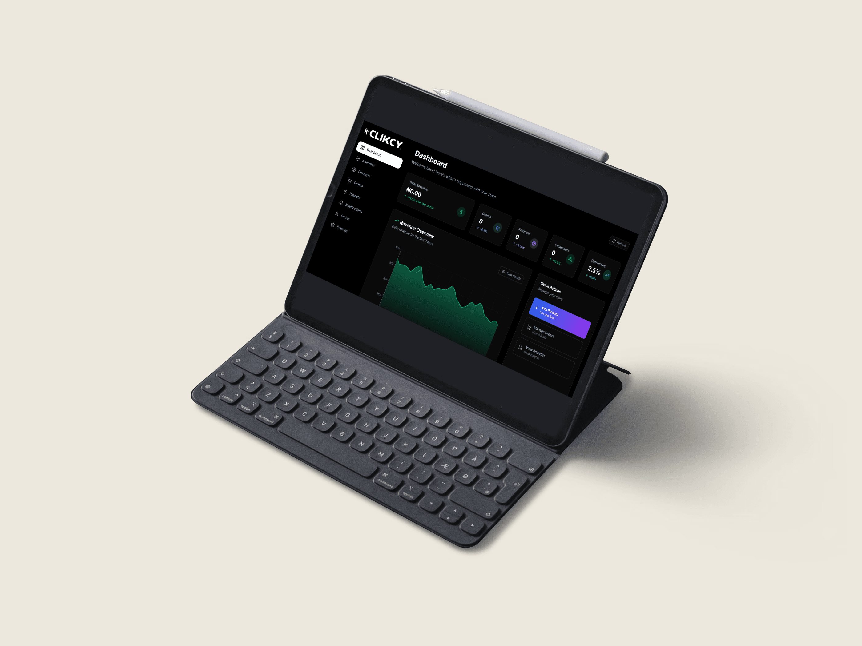 Merchant Dashboard Preview